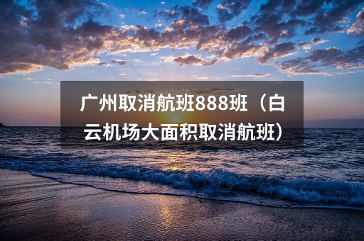 广州取消航班888班（白云机场大面积取消航班）