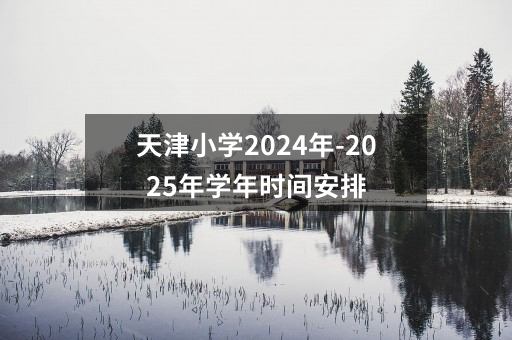 天津小学2024年-2025年学年时间安排